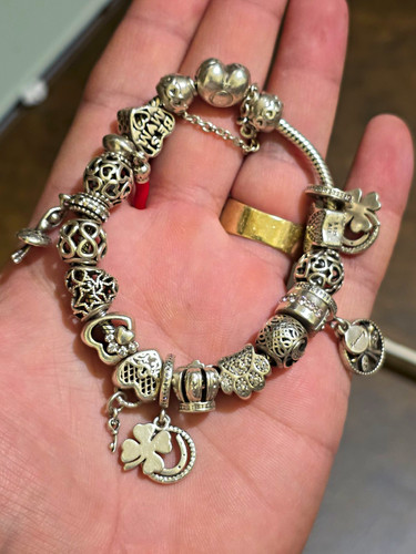 Original pandora charm armband - pandora, charm-armband